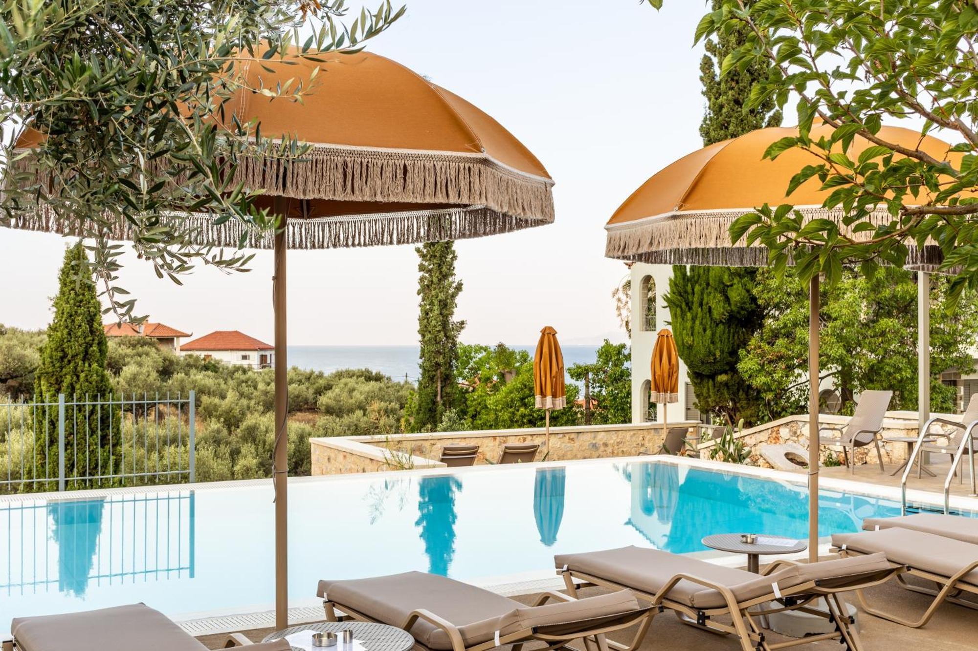 Olympia Zervea Studios With Pool - Apartment Kardamyli Exteriér fotografie