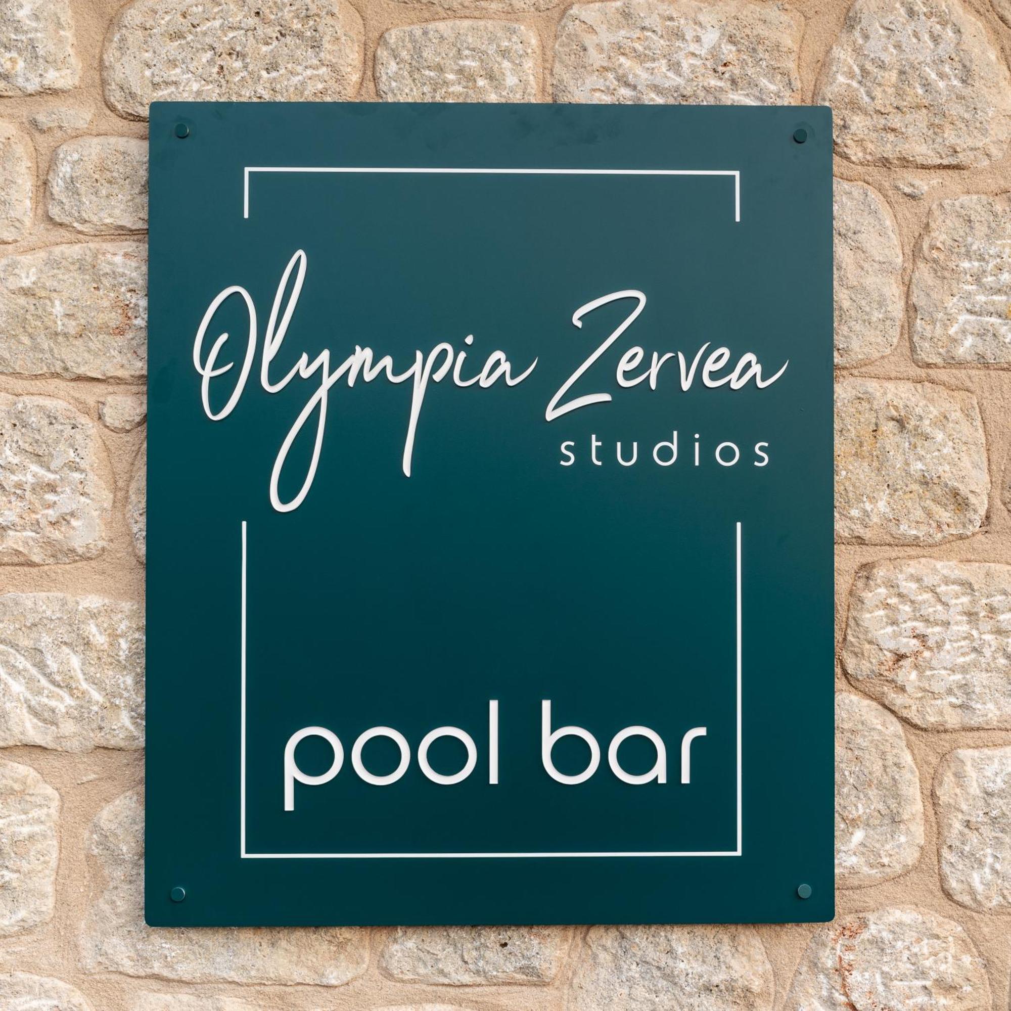 Olympia Zervea Studios With Pool - Apartment Kardamyli Exteriér fotografie